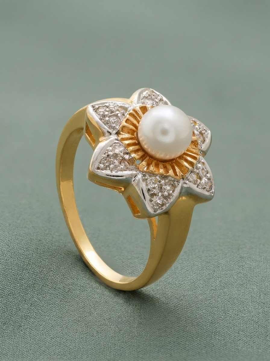 Vintage 18k gold ring