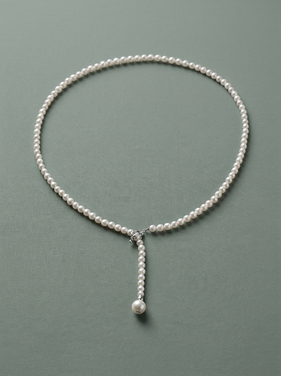 gargantilla perles blanques