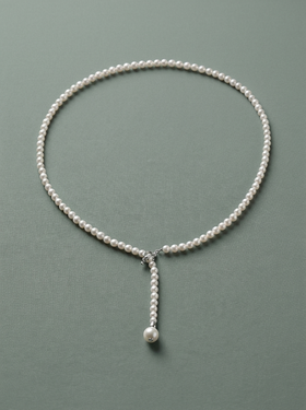 gargantilla perles blanques