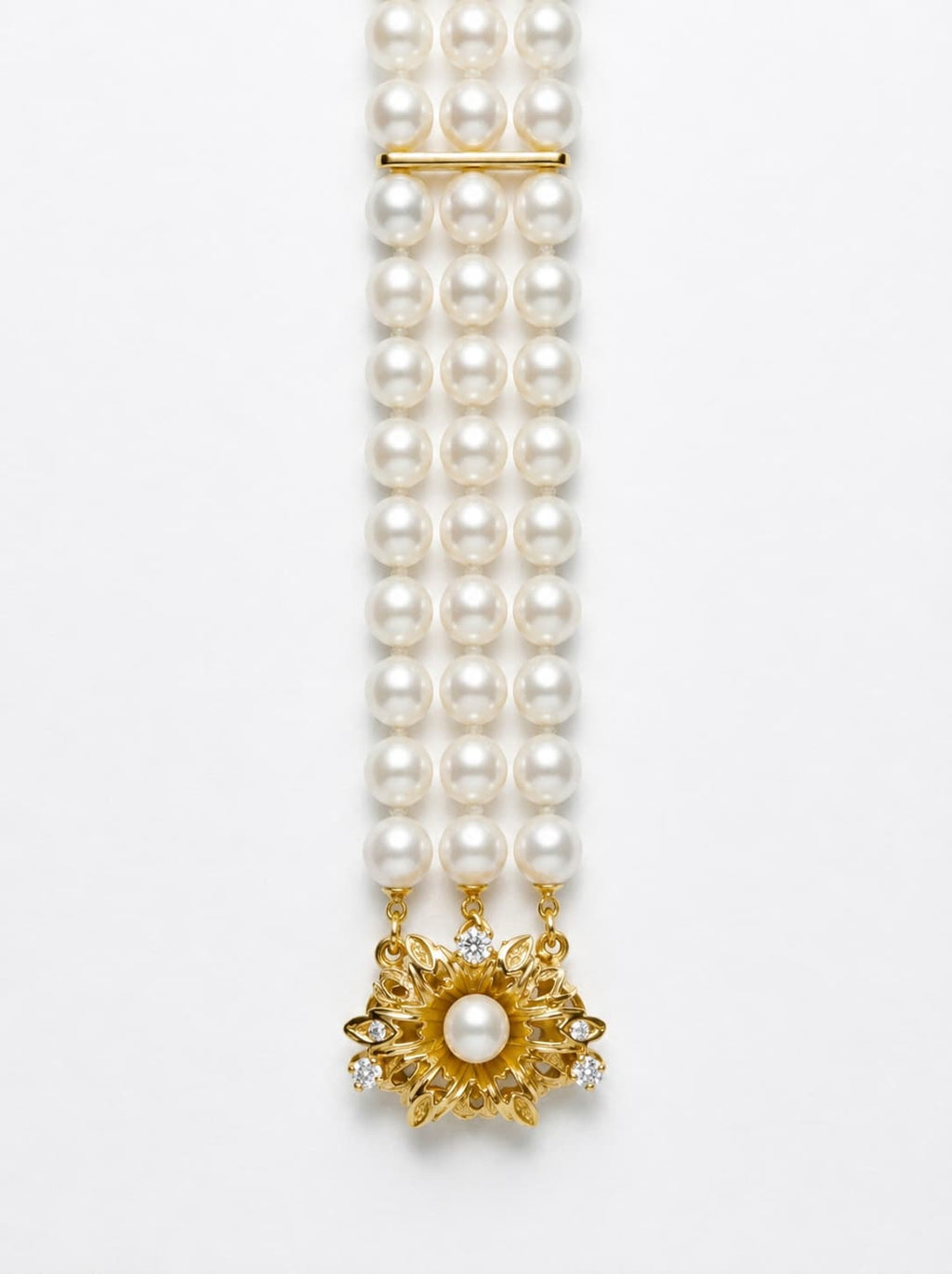 Ausgestrecktes Perlenarmband