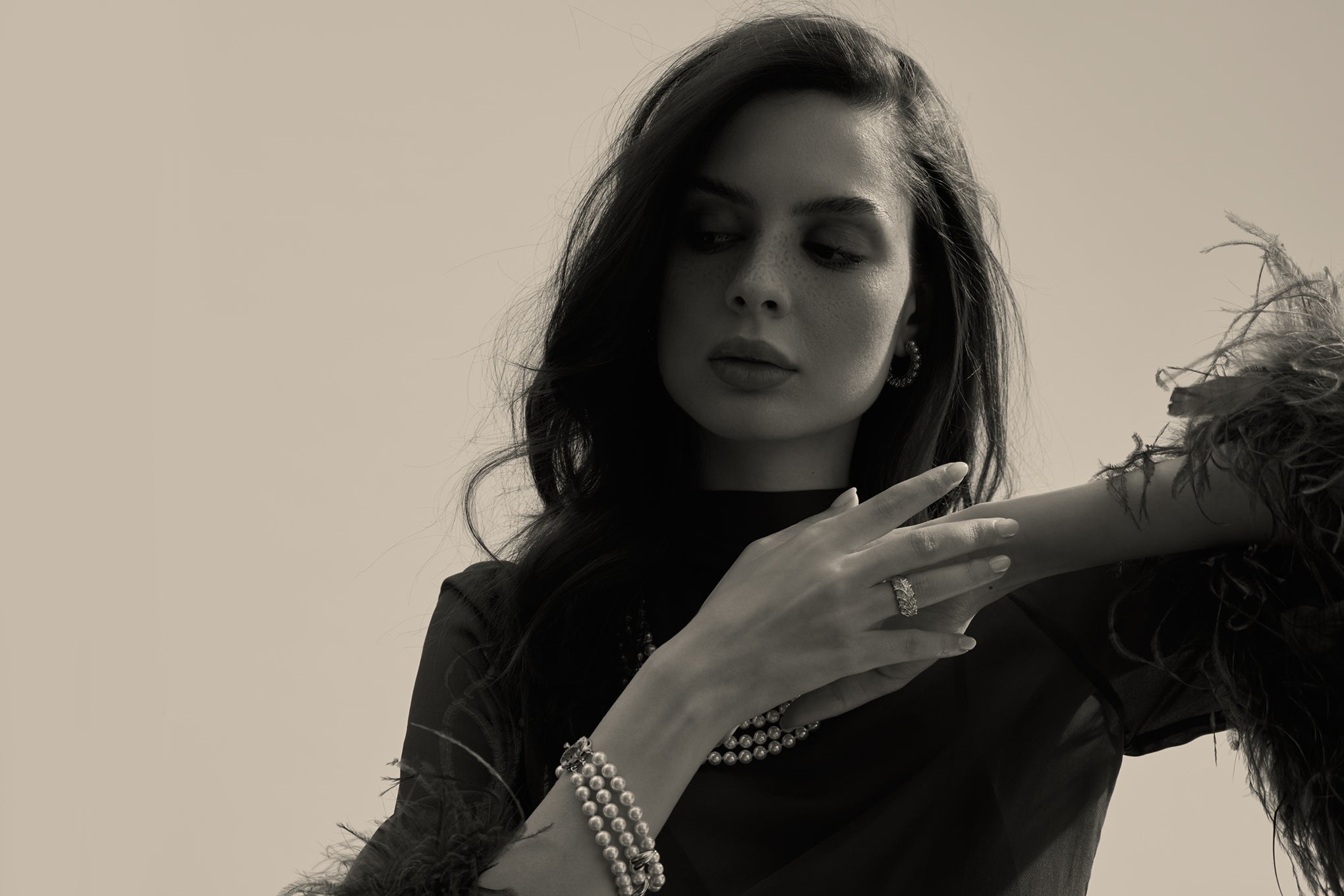 model amb anell vintage