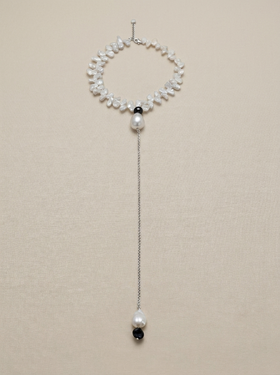 collaret llarg de perles cultivades 