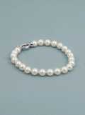 Polsera de perles de Mallorca i plata