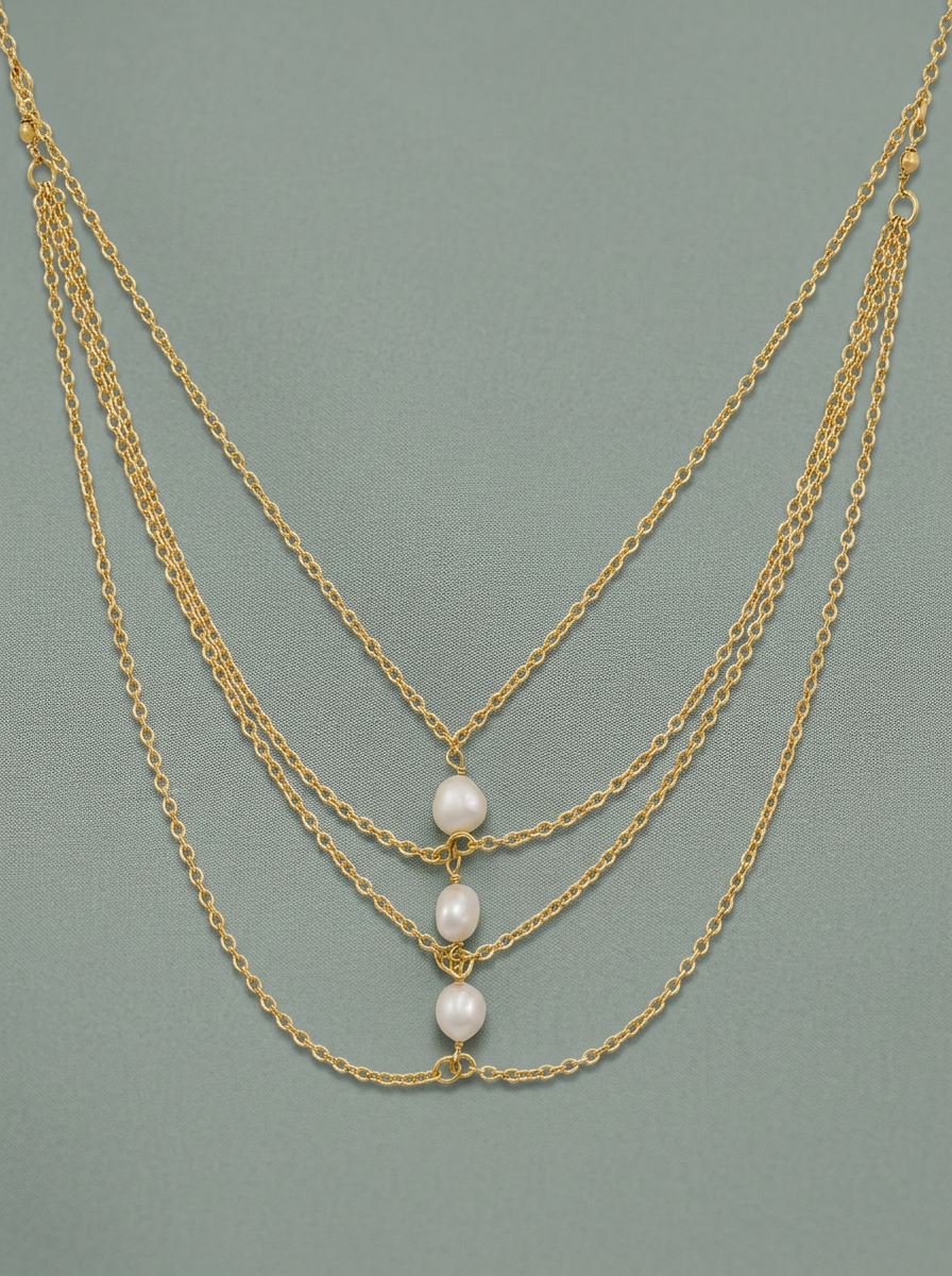 collaret curt de perles cultivades 