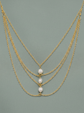 collaret curt de perles cultivades 